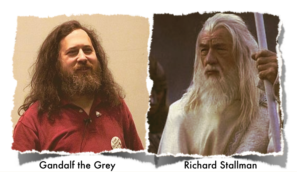 Stallman. Gandalf. Are they perhaps related?