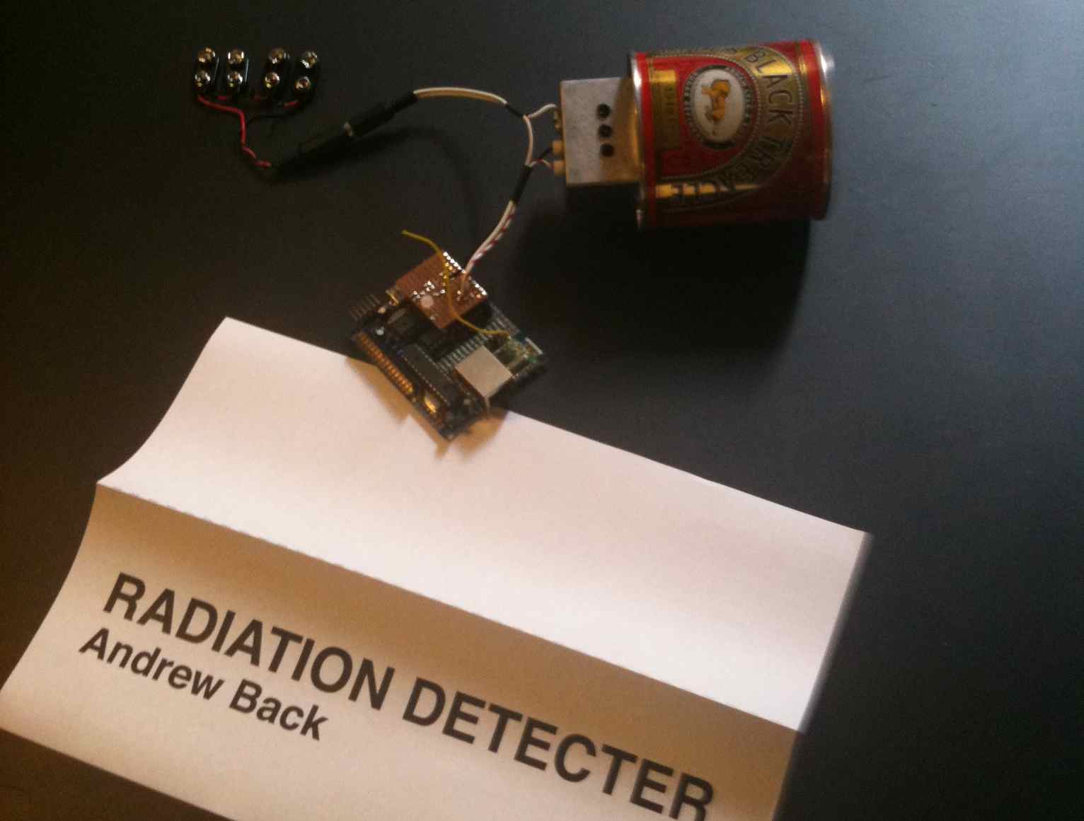 Andrew Back's radiation detector